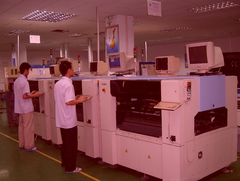 high-precision production line of YAMAHA